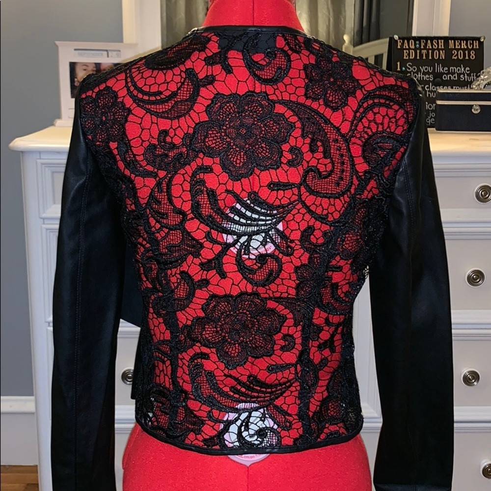 INC - Beautiful Faux Leather/Suede Jacket